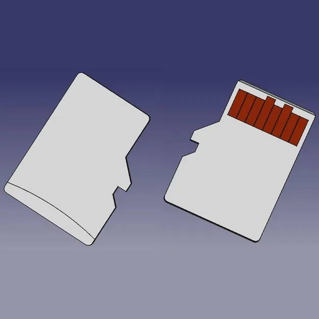 Thẻ nhớ MICRO SD cho thiết kế mô hình 3D - Image 1
