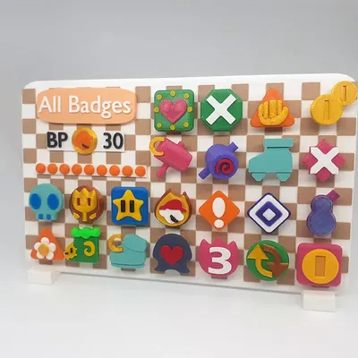 Bộ sưu tập huy hiệu từ Paper Mario phiên bản n64