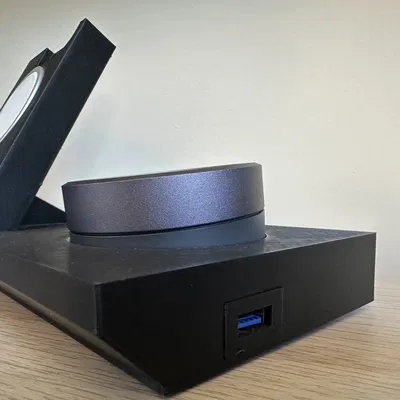 Sạc Magsafe cho Iphone 14 Pro với cổng USB và vị trí điều khiể...