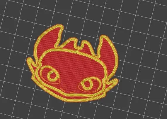 Móc khóa Rồng Toothless phong cách Nightfury - Image 1