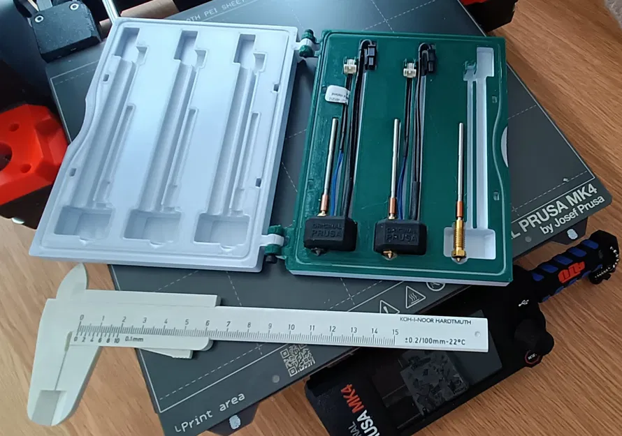 Hộp lưu trữ hotend MK4 với vỏ silicone - Image 2