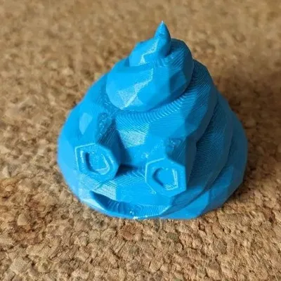 Biểu tượng phân - Thiết kế Low Poly