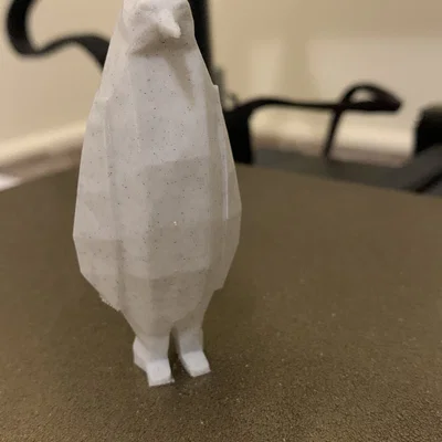 Chim cánh cụt Low Poly độc đáo cho trang trí nội thất