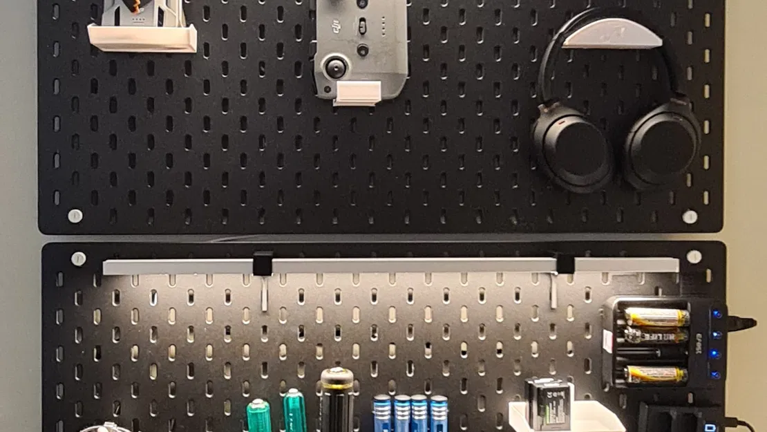 Gắn kết đèn LED mittled cho thanh ánh sáng IKEA Skadis - Image 1