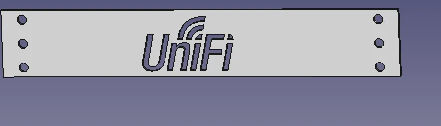 Mặt trước giá đỡ 10" cho thiết bị Unifi - Image 1