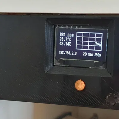 Vỏ cảm biến CO2 DIY dựa trên ESP32 và SCD40