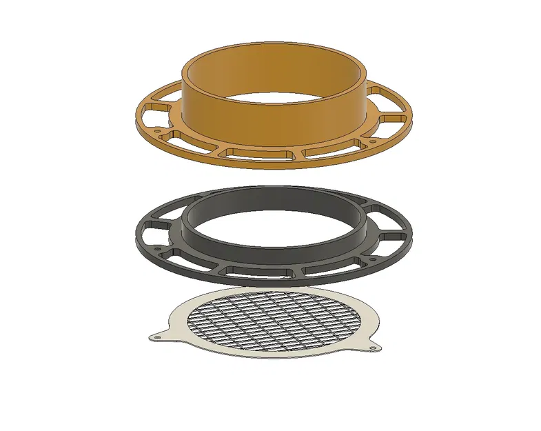 Kết nối ống xả 100mm cho hộp laser - Image 1