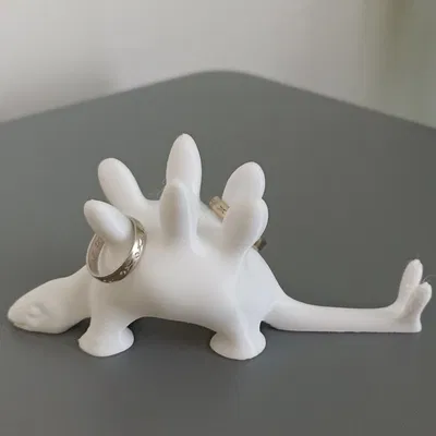 Giá đỡ nhẫn hình khủng long Stegosaurus