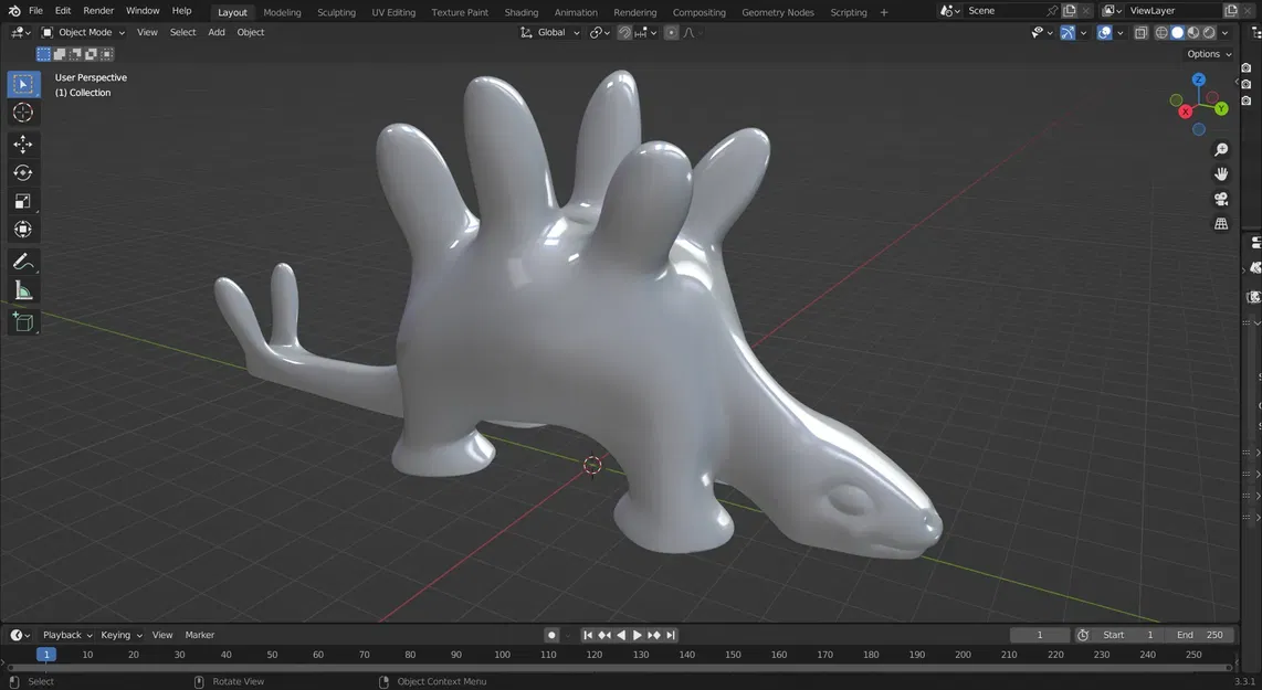 Giá đỡ nhẫn hình khủng long Stegosaurus - Image 3