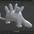 Giá đỡ nhẫn hình khủng long Stegosaurus - Thumbnail 3