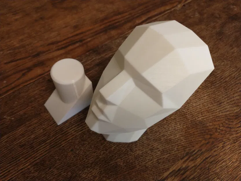 Đầu thấp đa giác cho tham khảo vẽ và hướng dẫn nghệ thuật - Image 1