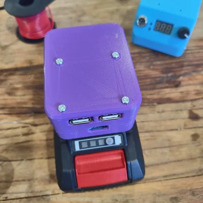 Sạc Ozito PXC 20V 100W USB-PD & USB-A (QC 3.0)