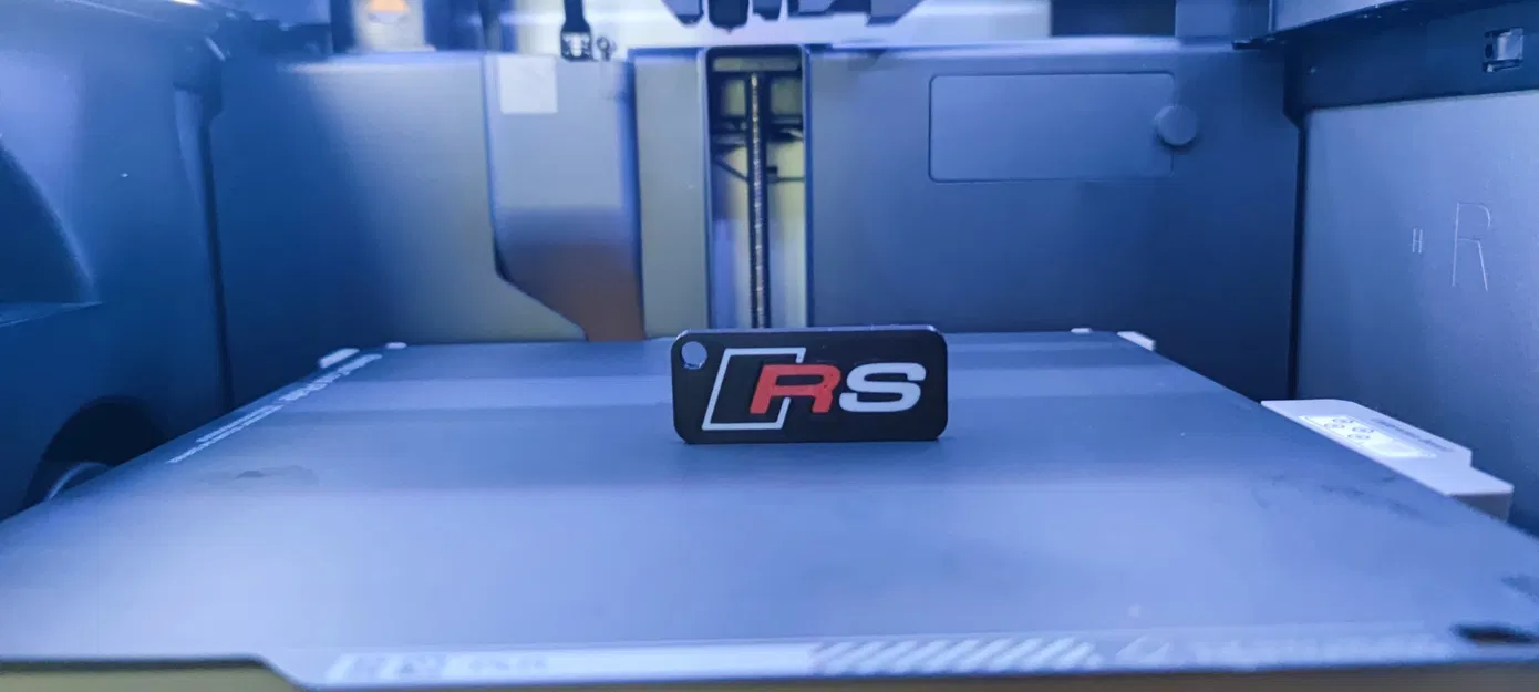 Móc khóa Audi hai mặt in 3D từ Fusion 360 - Image 1