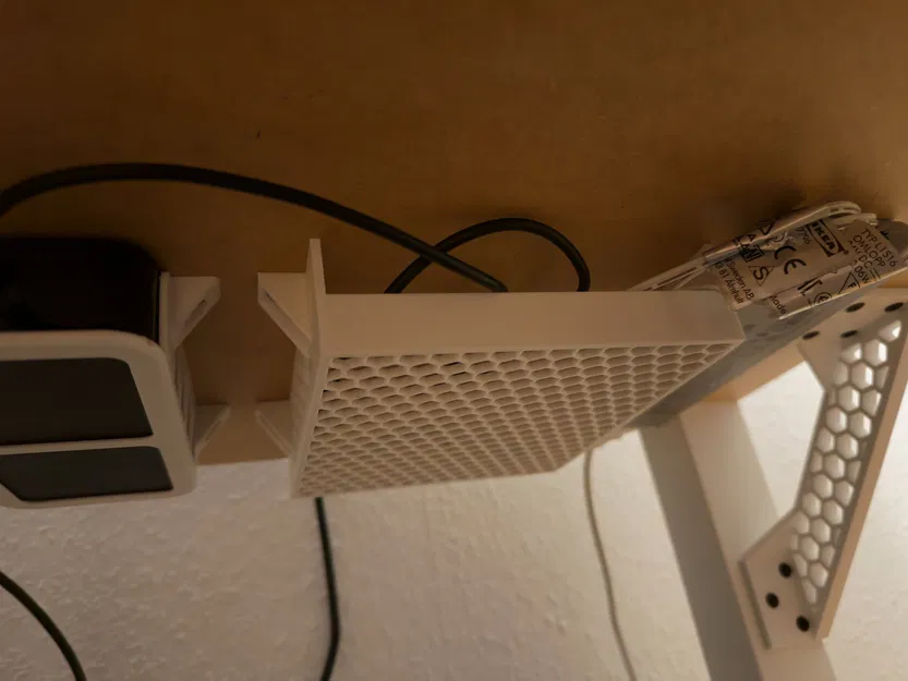 Giá đỡ cáp dưới bàn Lack cho đèn Ikea - Image 1