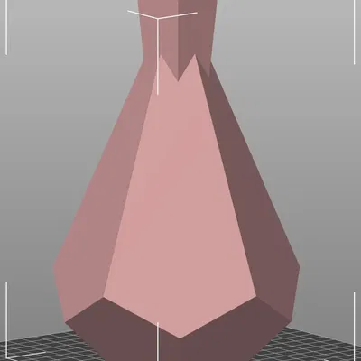 Bình hoa hình kim cương hiện đại và phong cách