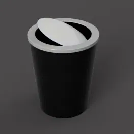 Thùng rác nhỏ phù hợp dưới bàn làm việc hoặc bàn trang điểm