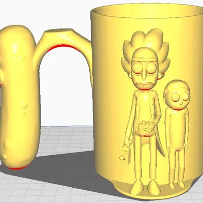 Giá đỡ bút Rick và Morty với thiết kế độc đáo