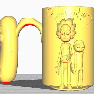 Giá đỡ bút Rick và Morty với thiết kế độc đáo