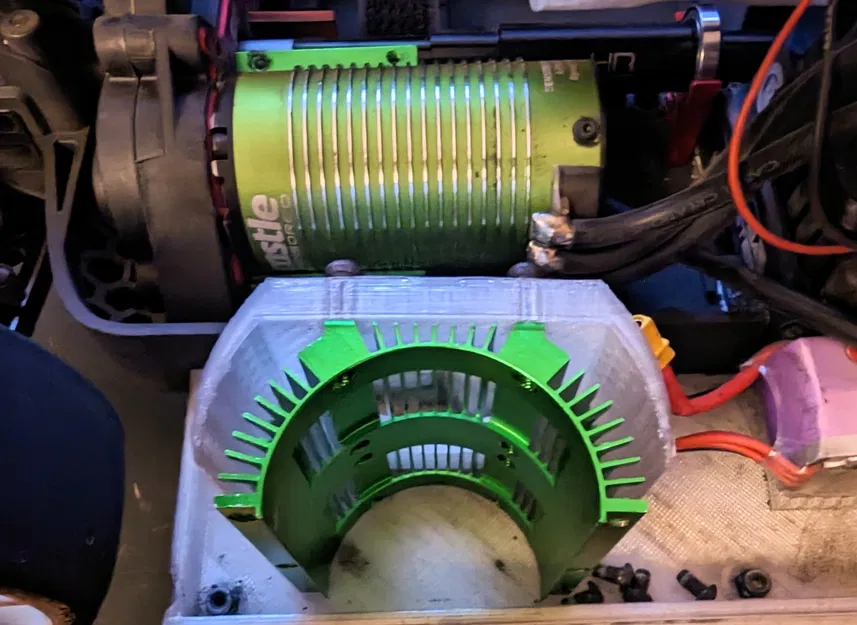 Giá đỡ quạt 40mm cho bộ tản nhiệt động cơ Powerhobby - Image 2