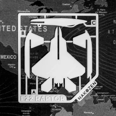 Mô hình thẻ F22 Raptor cho quà tặng Giáng sinh