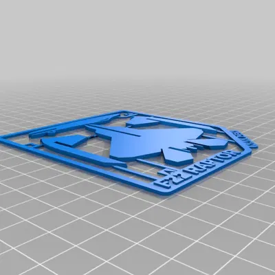 Mô hình thẻ F22 Raptor cho quà tặng Giáng sinh