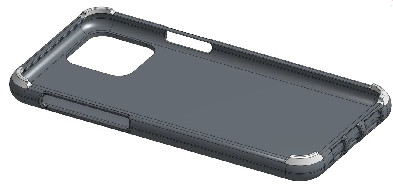 Ốp lưng cho iPhone 11 Pro bằng chất liệu TPE/TPU - Image 2