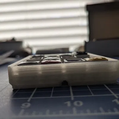 Khay đựng màu nước Gridfinity nửa viên 2x3