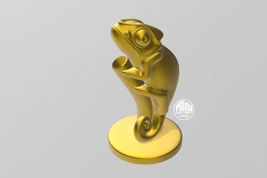 Giá đỡ bút hình tắc kè độc đáo cho bàn làm việc - Image 1