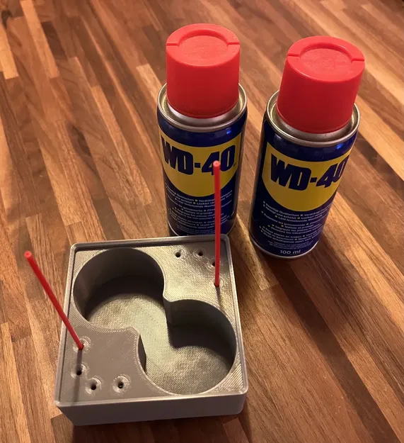 Khay Gridfinity cho hai bình xịt WD40 100ml - Image 2