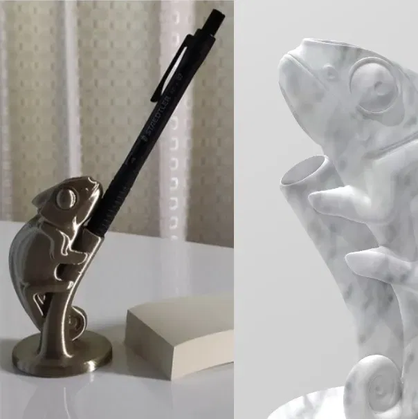 Giá đỡ bút hình tắc kè độc đáo cho bàn làm việc - Image 2