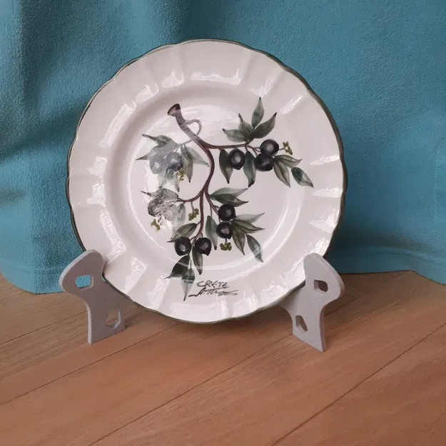 Giá đỡ đĩa hình mèo Voronoi với bất ngờ nhỏ - Image 2