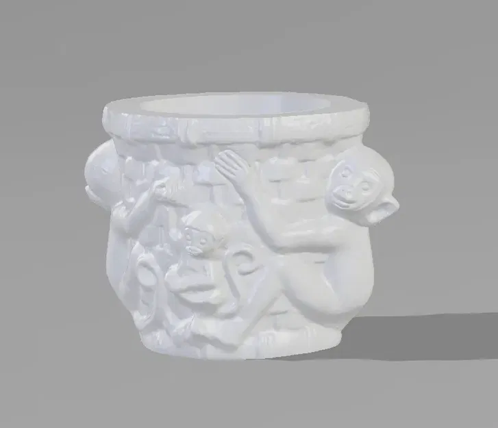 Giá đỡ bút hình khỉ độc đáo và dễ thương - Image 1