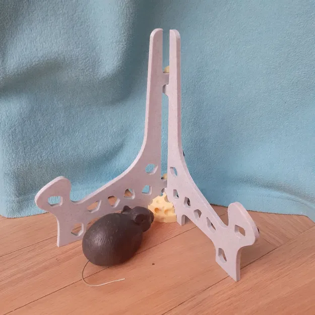 Giá đỡ đĩa hình mèo Voronoi với bất ngờ nhỏ - Image 4