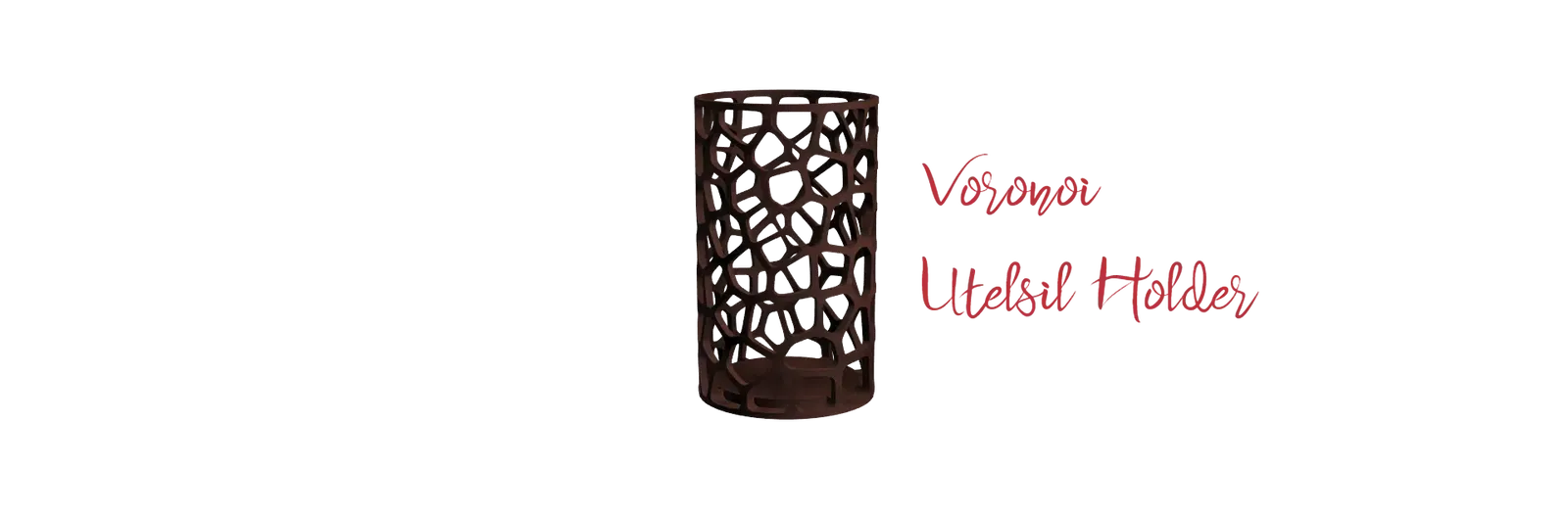 Giá đỡ dụng cụ nhà bếp họa tiết Voronoi - Image 1