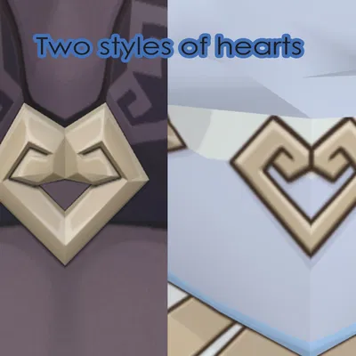 Trái tim Yelan trên ngực của cô ấy