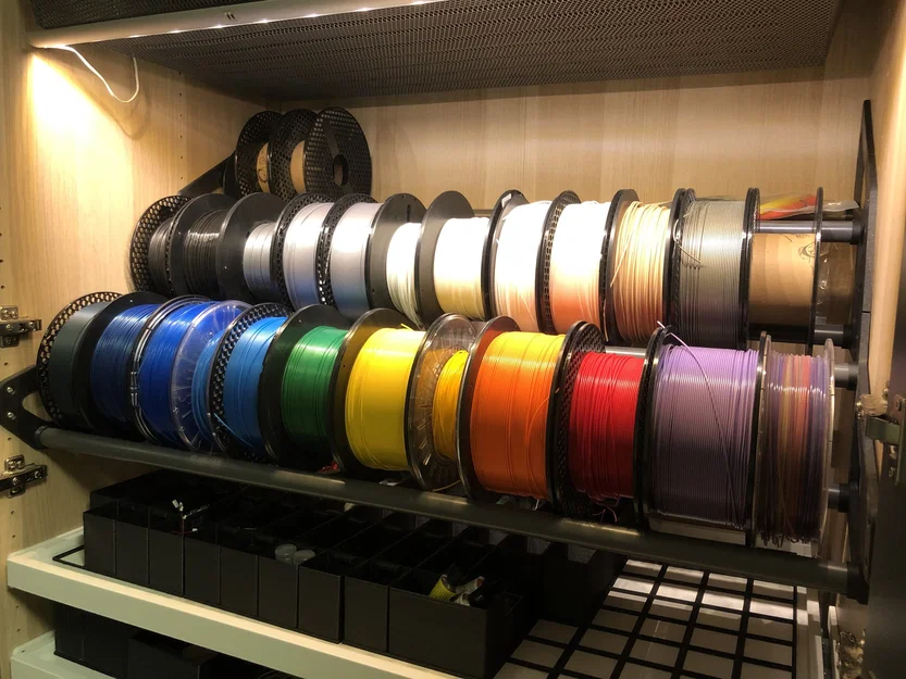 Giá đỡ cuộn filament cho hệ thống tủ IKEA PAX - Image 1