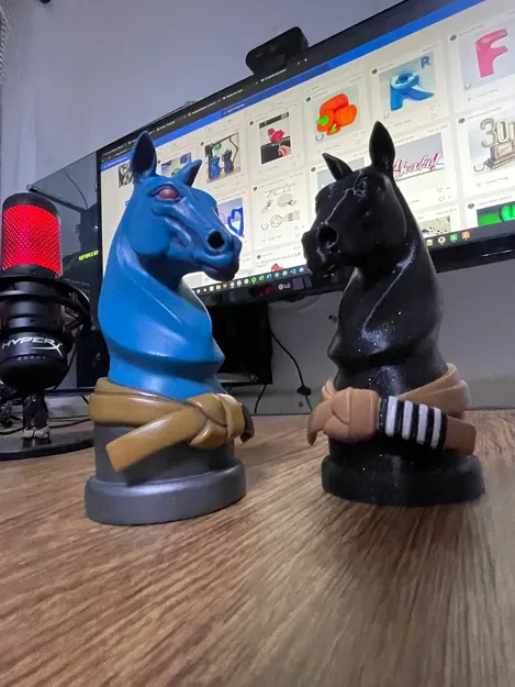 Ngựa cờ vua tùy chỉnh bjjchess - Image 1