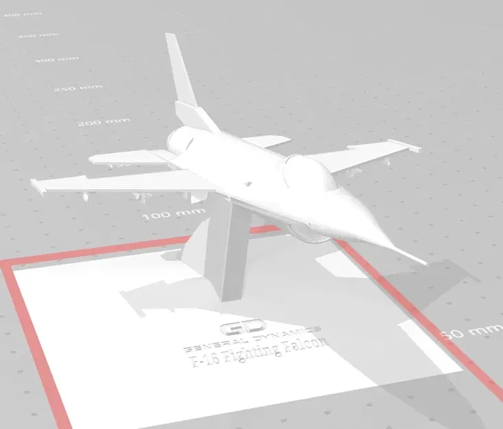 Mô hình máy bay chiến đấu F-16 chi tiết và chính xác - Image 2