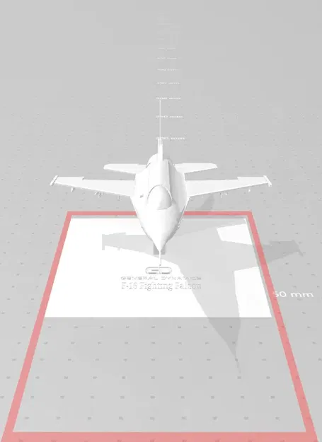 Mô hình máy bay chiến đấu F-16 chi tiết và chính xác - Image 3