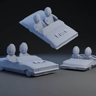 Terrance và Phillip trong chiếc xe Gas Man