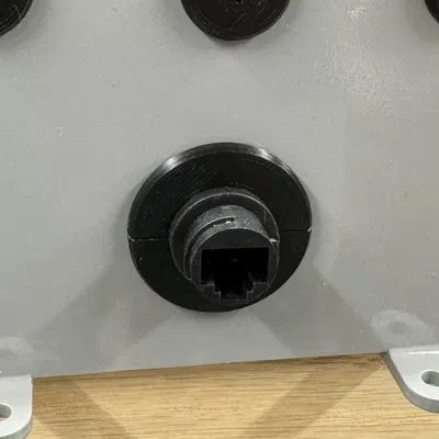 Bảng gắn cáp PoE LAN cho hộp điện