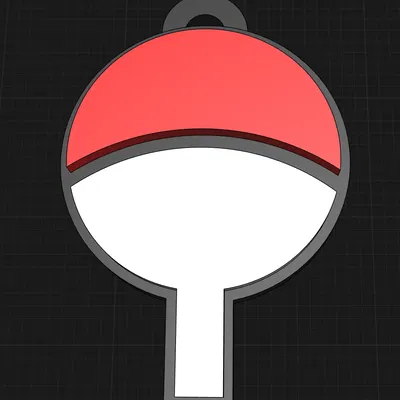 Móc khóa Naruto với biểu tượng Uchiha độc đáo