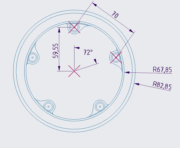 Bộ bảo vệ xích xe đạp 38 răng (Decalthlon Van Rysel) - Image 2