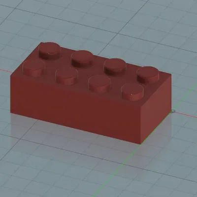 Mô hình khối lego tỷ lệ thật đầu tiên của tôi