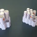 Giá đỡ pin hình tổ ong cho pin AA và AAA - Thumbnail 2
