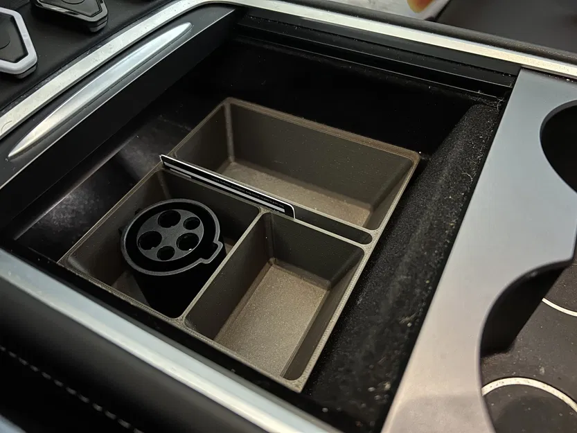 Khay tổ chức trung tâm cho Tesla Model 3 và Y - Image 2