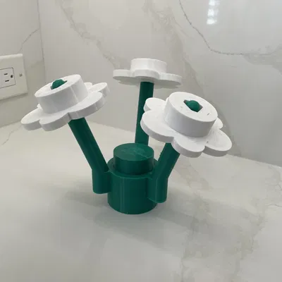 Hoa xây bằng gạch cho văn phòng và vườn