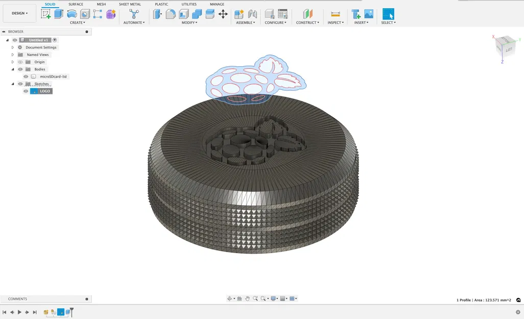 Nắp hộp thẻ SD có biểu tượng Raspberry Pi nổi bật - Image 1