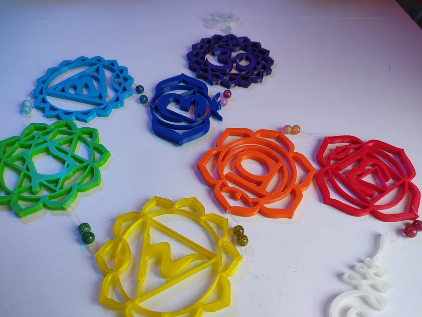 Bộ treo 7 chakra nghệ thuật cho không gian sống - Image 1
