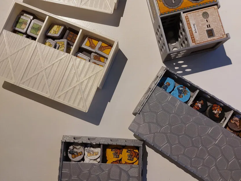 Các thành phần tổ chức trò chơi boardgame Orleans - Image 1